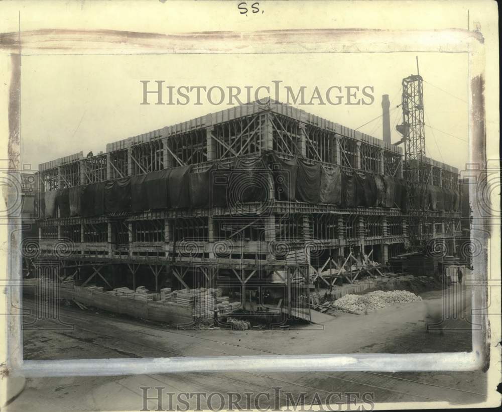 1924, Milwaukee Journal Building Construction - mje01705 - Historic Images