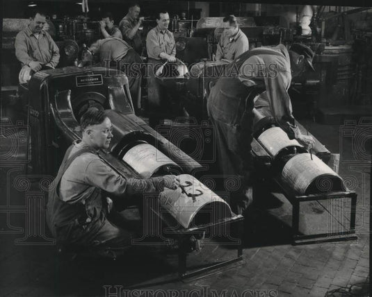 1952, The Milwaukee Journal Stereotype Department - mje01712 - Historic Images