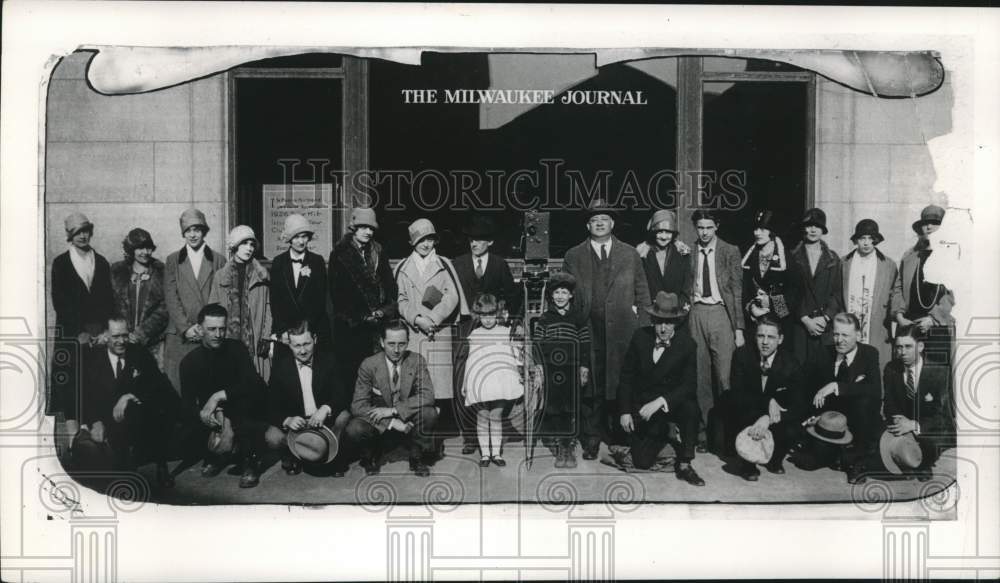 1926 Press Photo Milwaukee Journal "Milwaukee Love" Movie Contest - mje01729- Historic Images