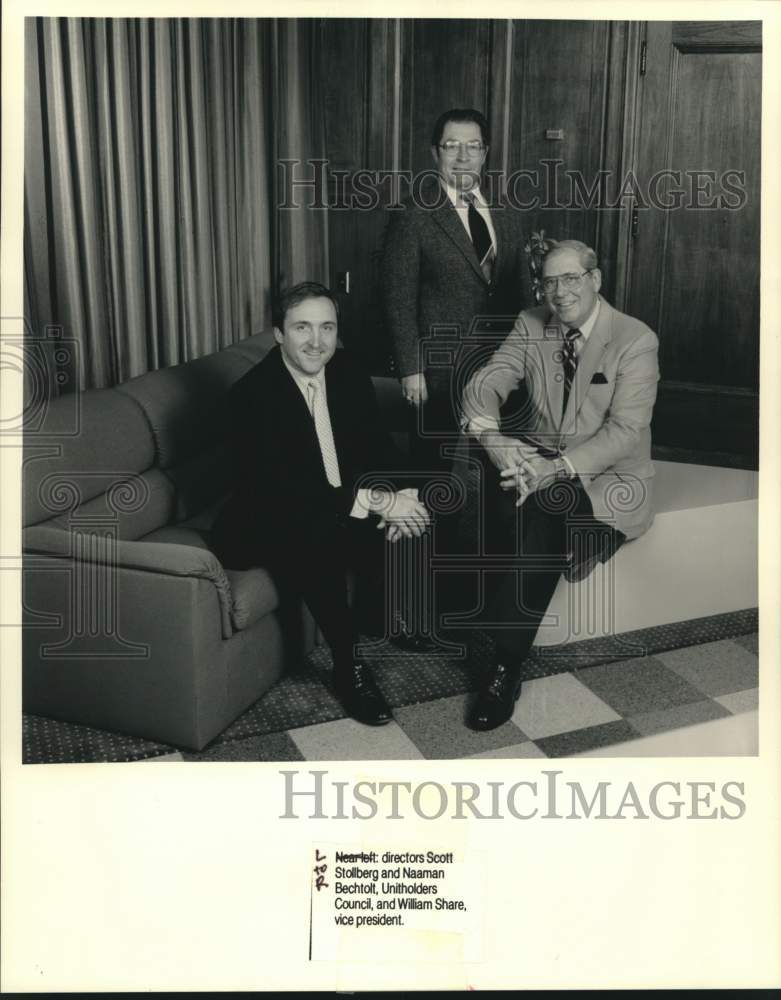 1986 Press Photo Milwaukee Journal Board of Directors - mje01806 - Historic Images
