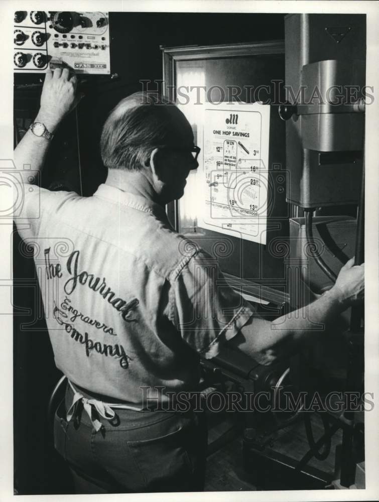 1975 The Milwaukee Journal Operations of Composing Room Department - Historic Images