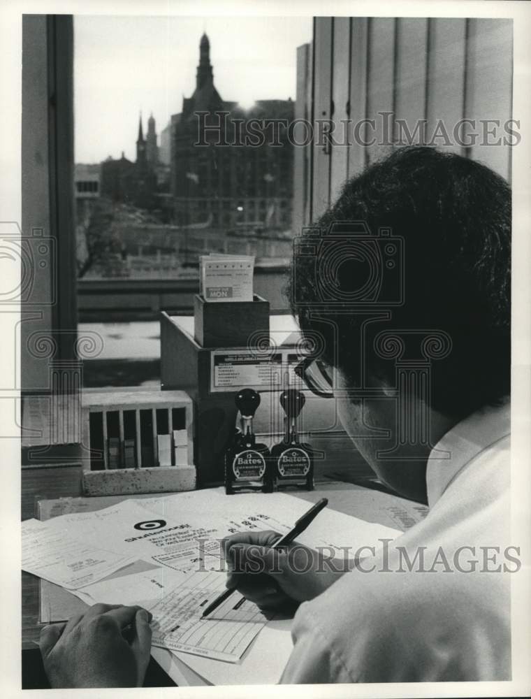 1975, The Milwaukee Journal Operations of Composing Room Department - Historic Images