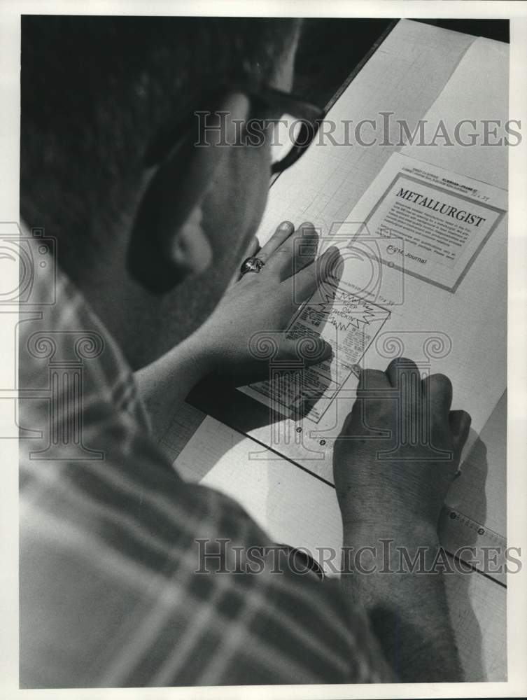 1975, The Milwaukee Journal Operations of Composing Room Department - Historic Images