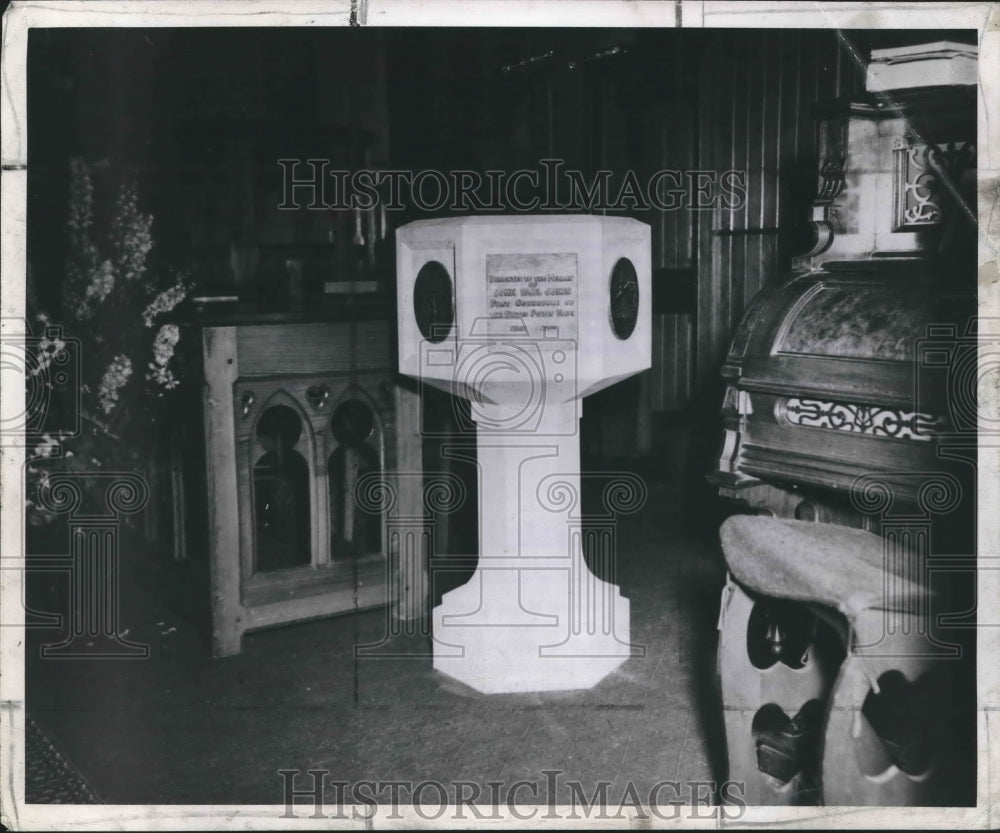 1946 Press Photo US Navy Memorial to John Paul Jones in Kirkboan Scotland - Historic Images