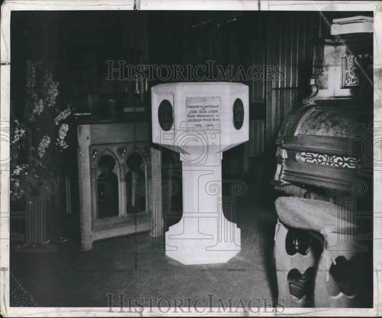 1946 Press Photo US Navy Memorial to John Paul Jones in Kirkboan Scotland - Historic Images