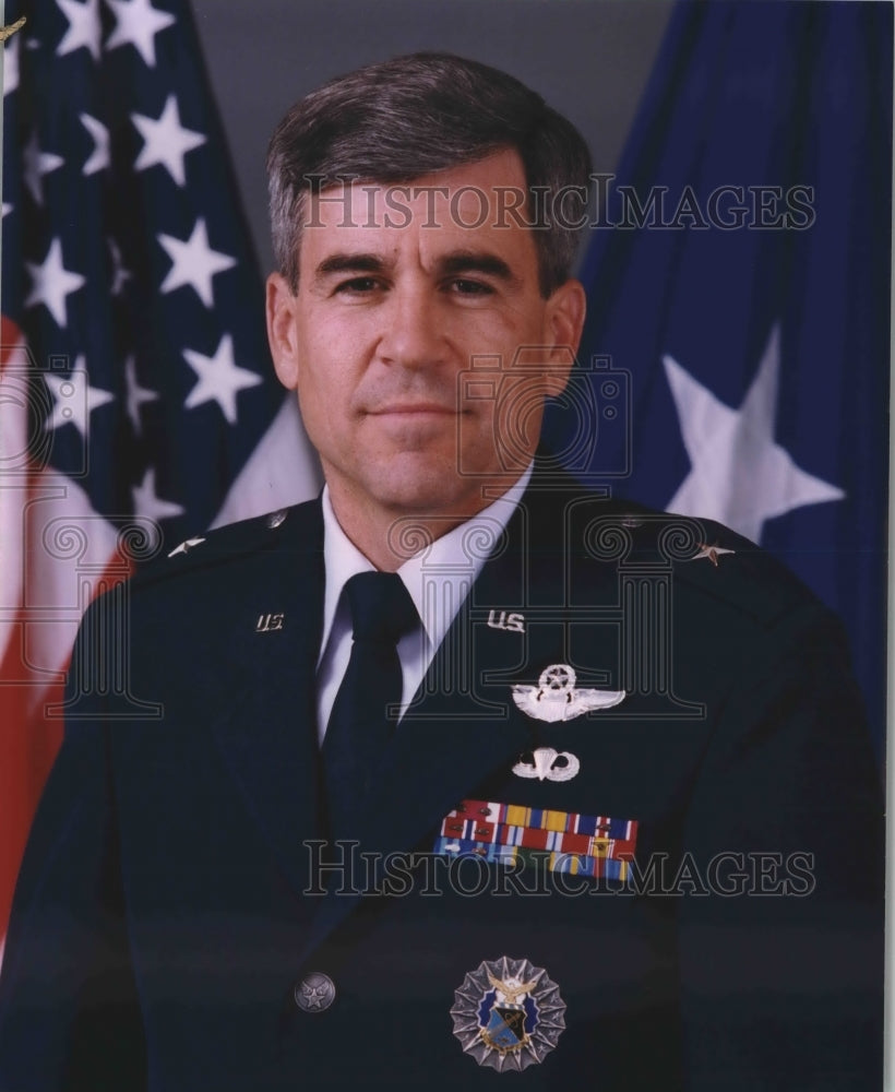 1998 Press Photo Air Force Academy Dean Of Faculty Brigadier General David Wagie - Historic Images