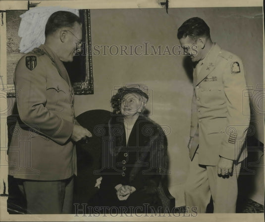 1948 Air Force- Generals Billy Mitchell, Thomas J. Hanley, Wisconsin - Historic Images