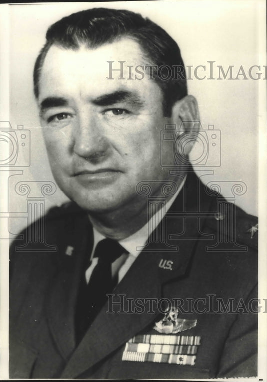 1971 Press Photo Major General George Reid "Papa" Doster, retired Air Guard - Historic Images
