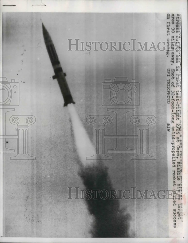 1960 Pershing Guided Missile Launch - Historic Images