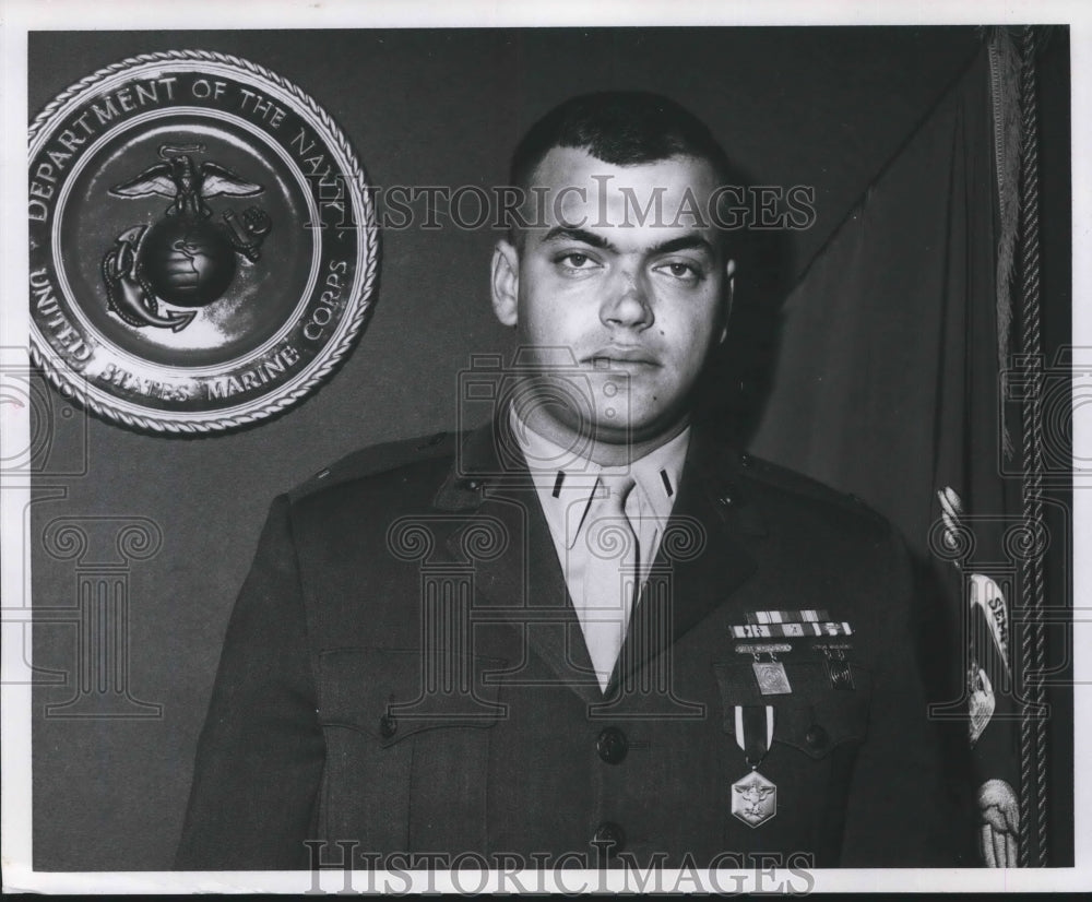 1970 Press Photo Marine 1st Lieutenant Randall W. Dunlap, Wisconsin - mjm05561-Historic Images