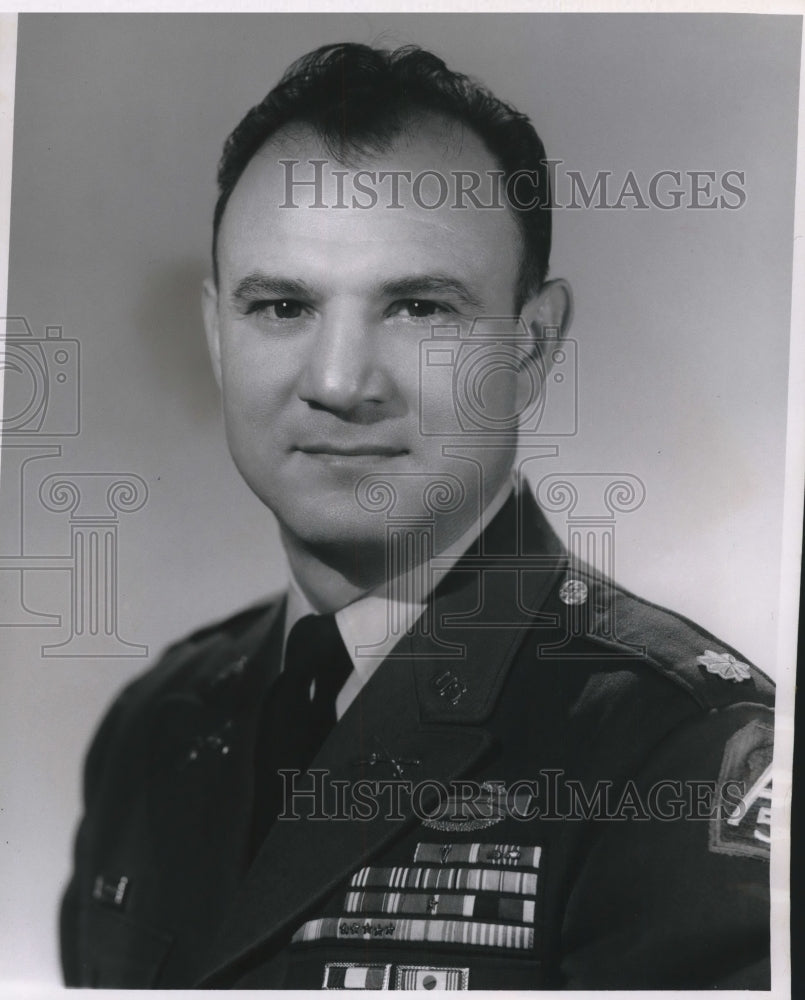 1964 Press Photo Major Joseph P. D'Amico, Milwaukee, Wisconsin - mjm06110 - Historic Images