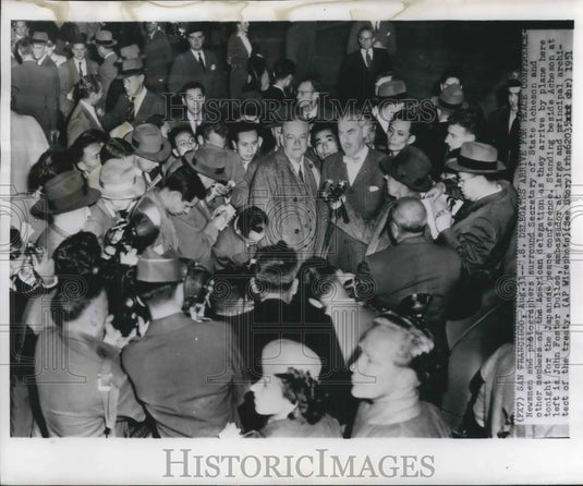 1951 Japanese Peace Treaty - American Delegation, San Francisco - Historic Images