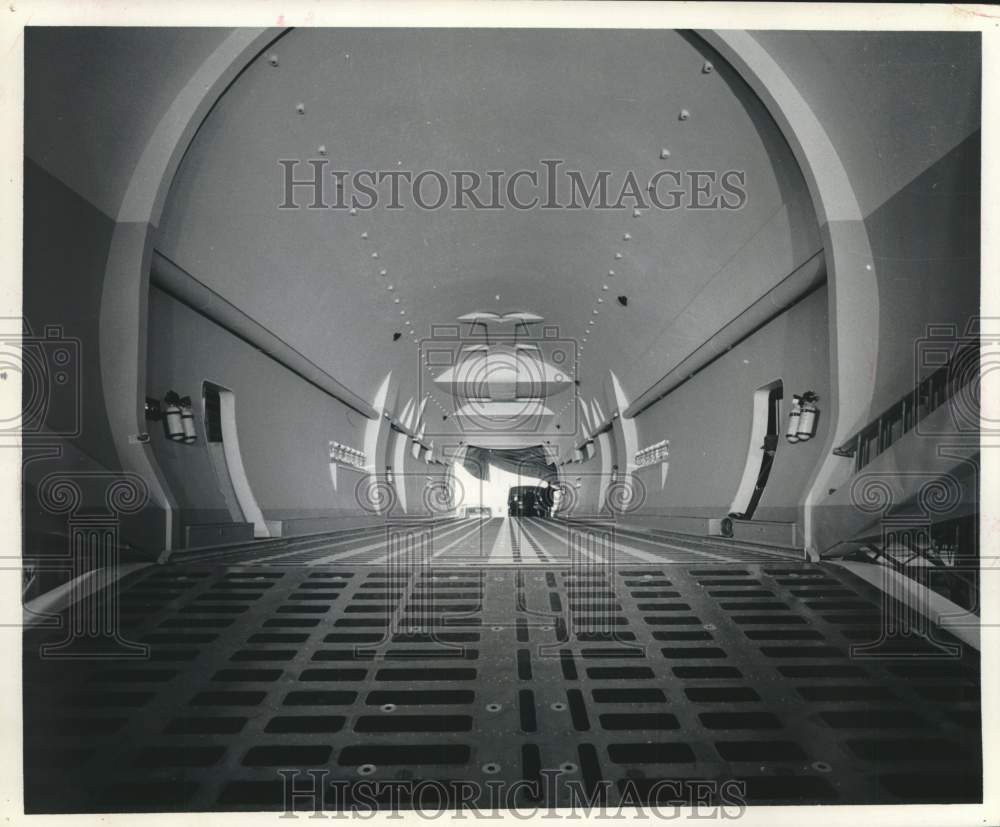 1965 Cargo compartment of a Lockheed C-56 Airplane - Historic Images
