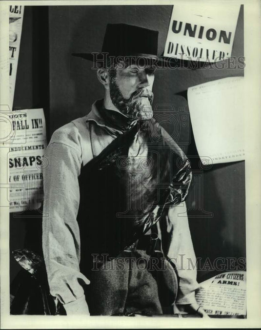 1963 US Army-Equipment-Clothing - A Confederate soldier in "uniform" - Historic Images