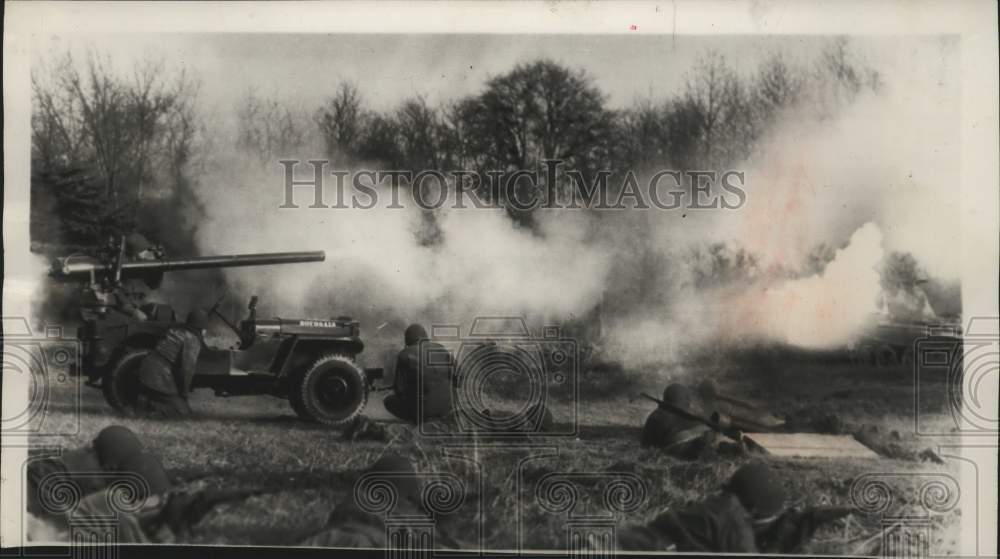 1950 Recoilless Rifle Tested at Aberdeen Maryland Proving Grounds - Historic Images
