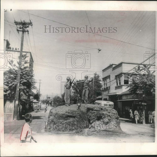 1950 United States and South Korean Military Police Direct Traffic - Historic Images