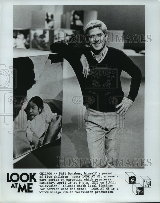 1980 Press Photo Phil Donahue in "Look At Me" - mjp00186-Historic Images