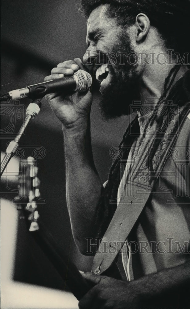 1983 Press Photo Tony Brown during African World Festival - mjp00347 - Historic Images