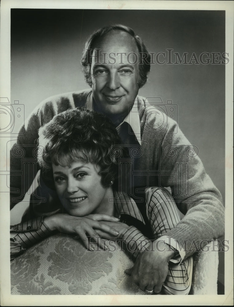 1976 Press Photo Conrad Bain and Rue McClanahan of