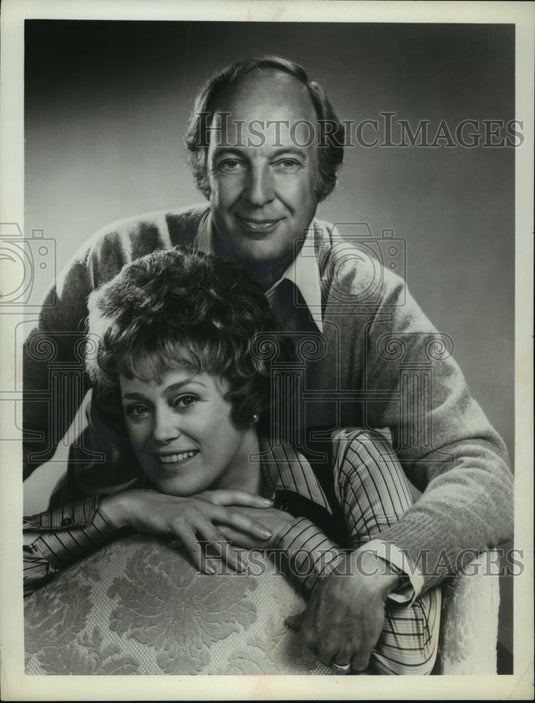 1976 Press Photo Conrad Bain and Rue McClanahan of "Maude" - mjp00352 - Historic Images