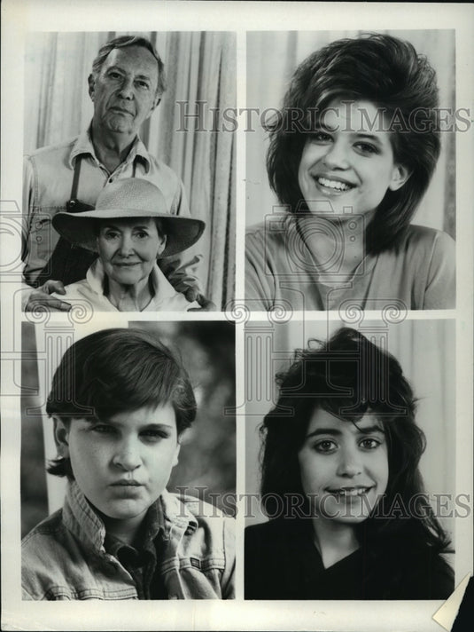 1986 Mason Adams with his co - Historic Images