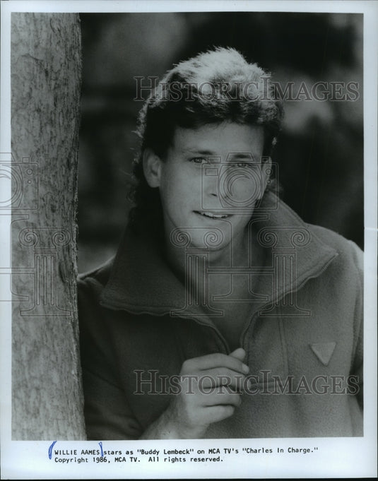 1990, William Aames as Buddy Lembeck in "Charles in Charge" - Historic Images