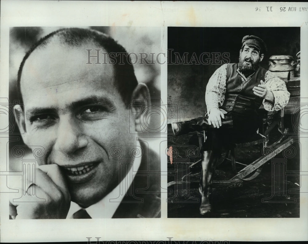 1966 Press Photo Herschel Bernardi in Fiddler - mjp00551 - Historic Images