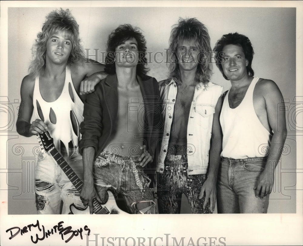 1988 Press Photo The Dirty White Boys - mjp00639- Historic Images