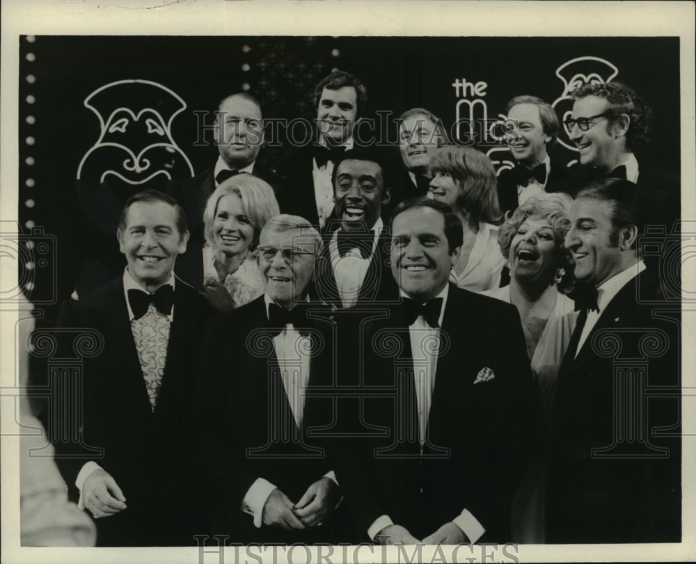 1973 Press Photo The Many Faces of Comedy, Berle, Burns, King, Thomas, Dickinson - Historic Images