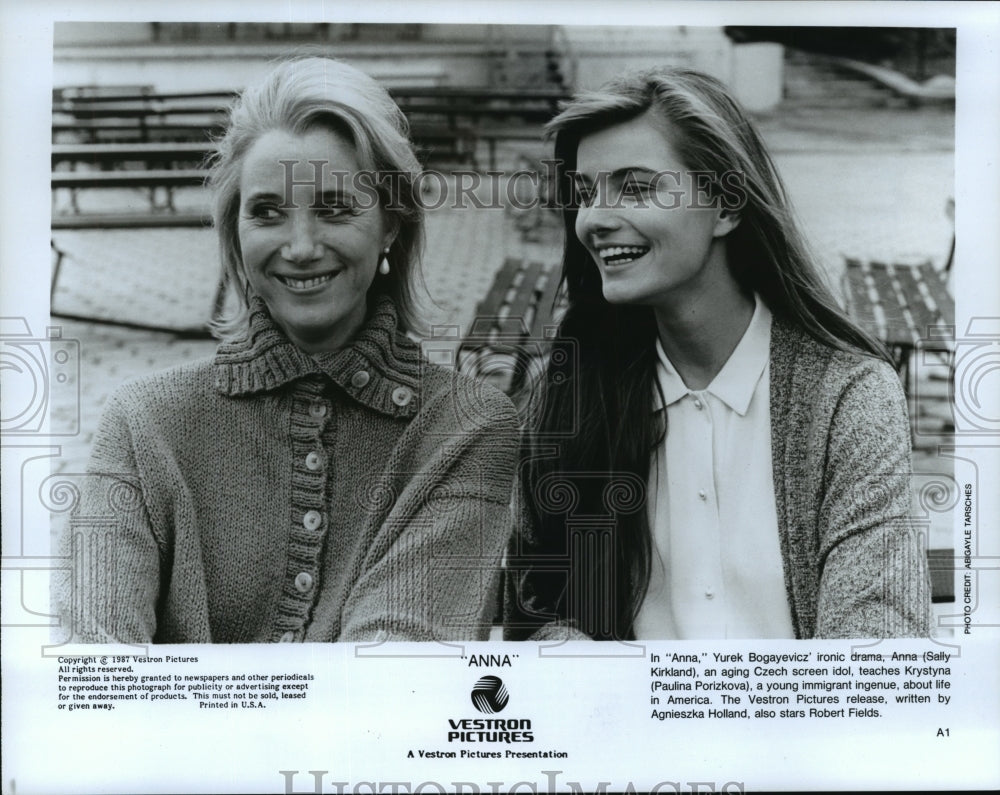 1988 Yurek Bogayevicz and Paulina Porizkova in "Anna"  - Historic Images
