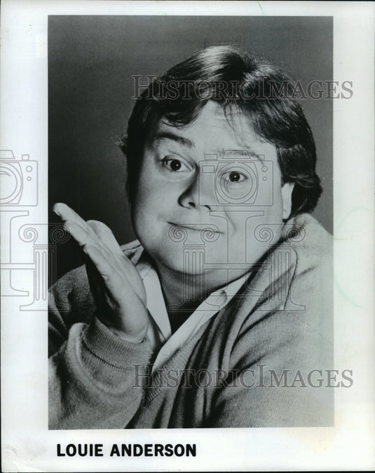 1987, Louie Anderson, Comic - mjp00817 - Historic Images