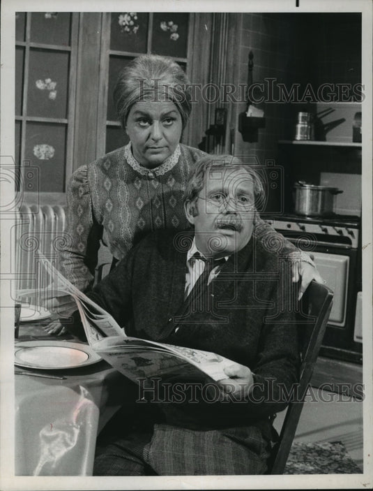 1970 Press Photo Totie Fields & Alan King in Music Hall - mjp00889 - Historic Images