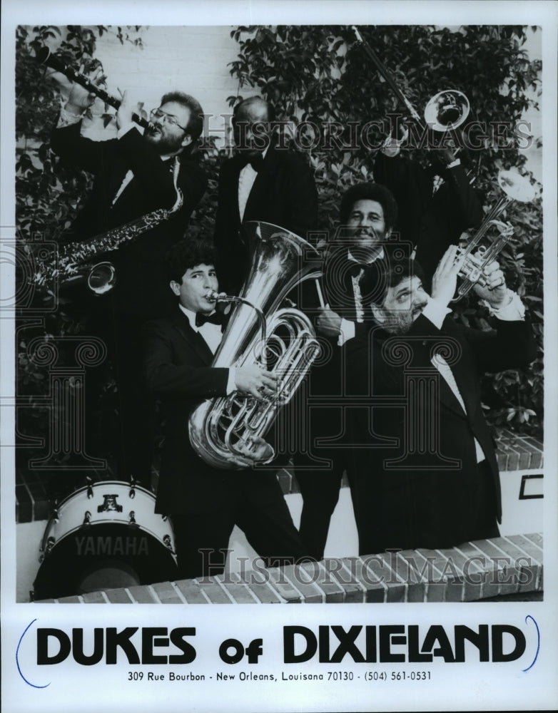 1987 Press Photo Dukes of Dixieland, band - mjp01010 - Historic Images
