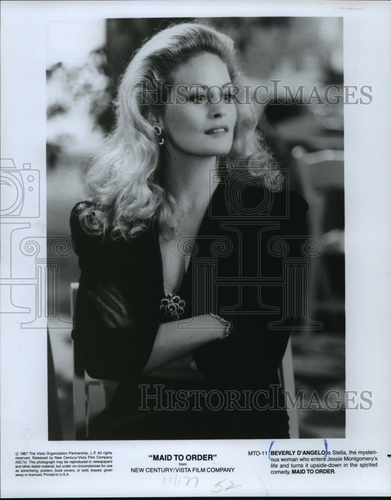 1987 Press Photo Beverly D&#39;Angelo as Stella in Maid To Order - mjp01052-Historic Images