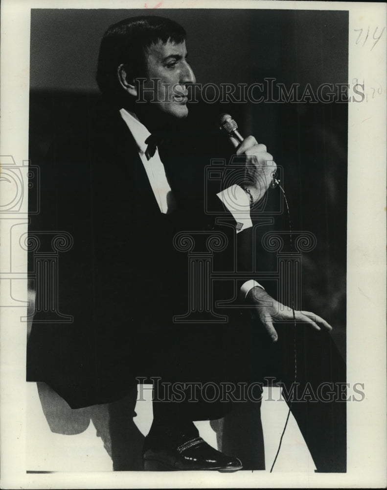 1973 Press Photo Tony Bennett, actor and singer - mjp01109 - Historic Images