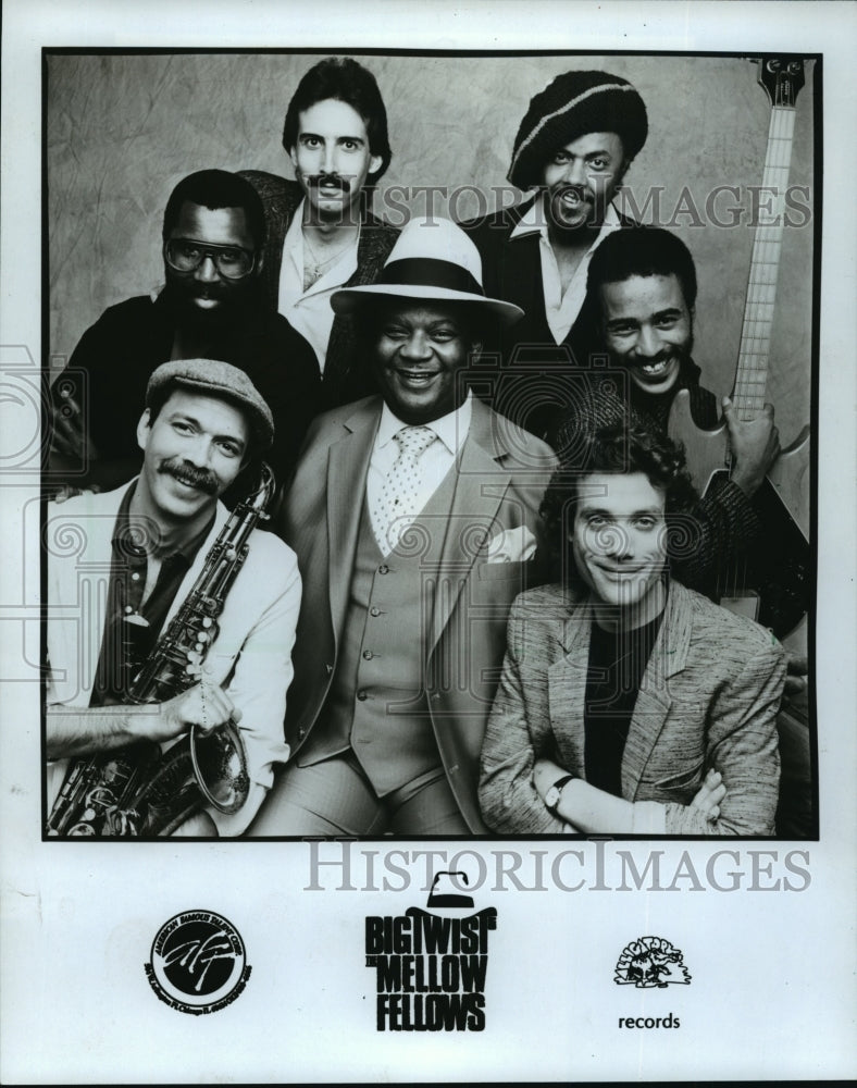 1986 Press Photo Big Twist and the Mellow Fellows, rhythm and blues band- Historic Images