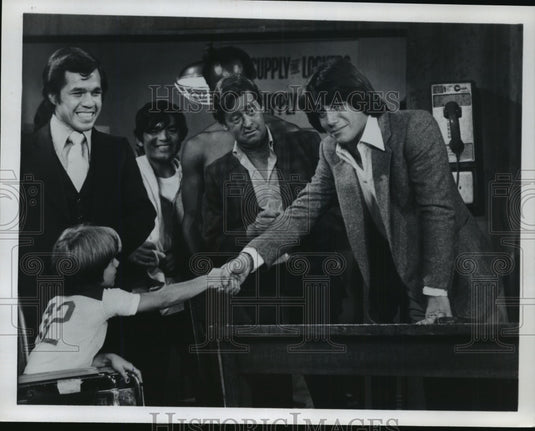 1979 Tony Danza, Marc Danza andvArmando Muniz in Taxi - Historic Images