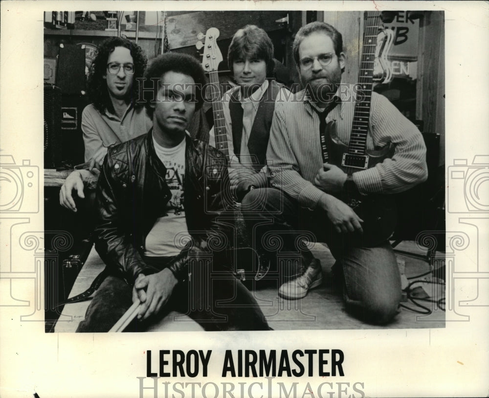 1988 Press Photo Leroy Airmaster, blues band - mjp01389 - Historic Images
