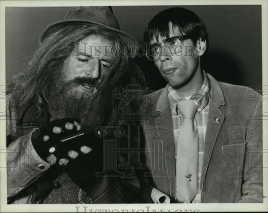 1985 John Astin and Thom Bray in "Baxter and Boz"  - Historic Images