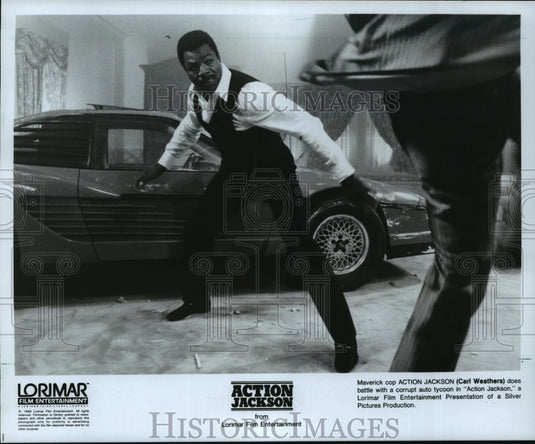 1988 Press Photo Carl Weathers in "Action Jackson" - mjp01545 - Historic Images