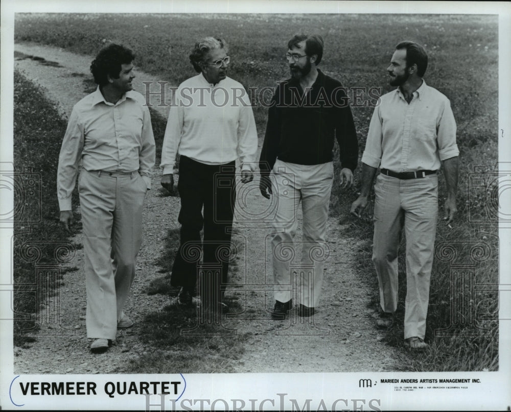 1982 Press Photo Vermeer Quartet, A. Ashkenasi, B. Zaslav, M. Johnson, P. Menard - Historic Images
