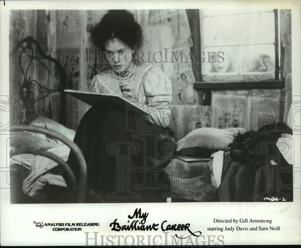 1982 Press Photo Judy Davis in &quot;My Brilliant Career&quot; - mjp01675 - Historic Images