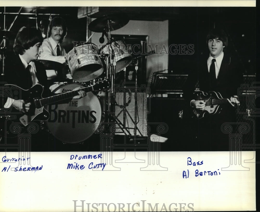 1981 Press Photo The Britins, Milwaukee based band - mjp01678 - Historic Images
