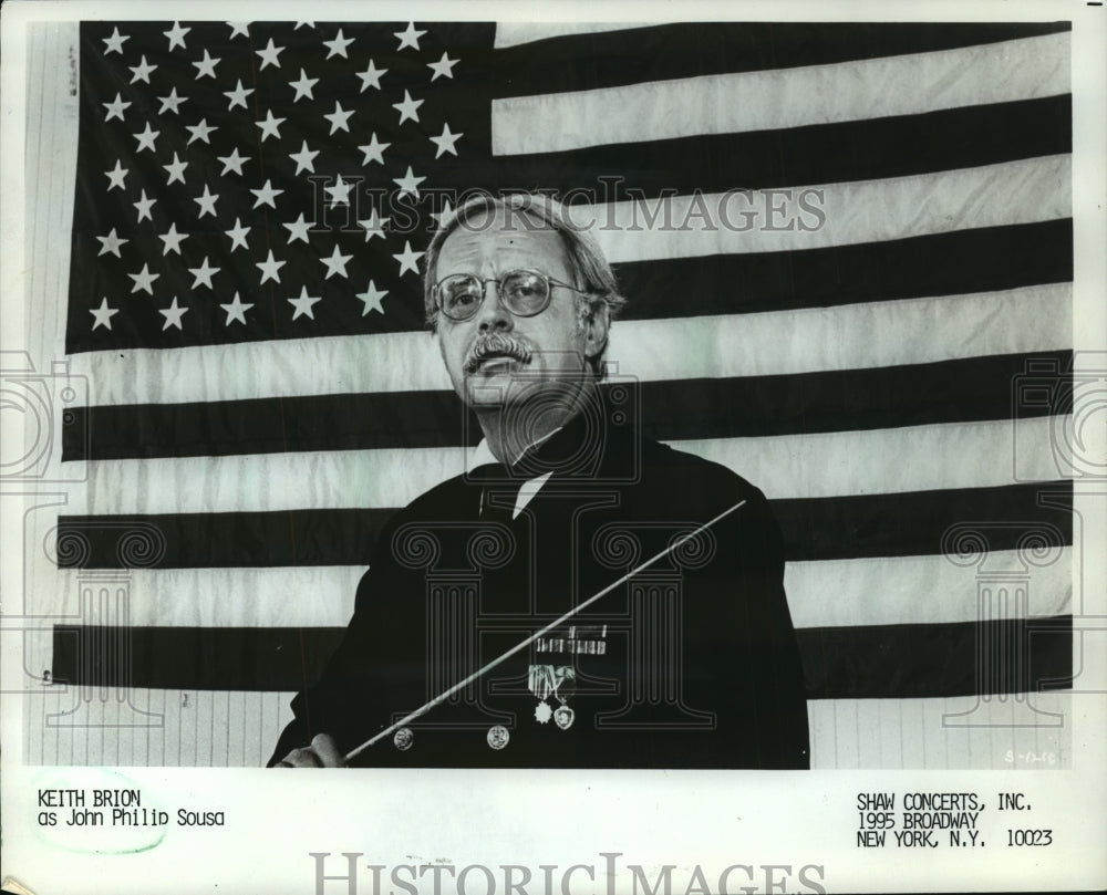 1984, Keith Brion as John Philip Sousa - mjp01811 - Historic Images