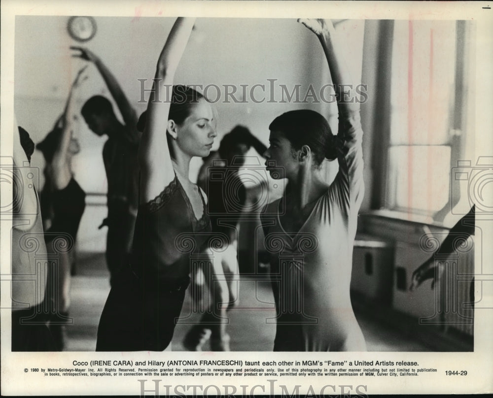 1980 Irene Cara and Antonia Franceschi in MGM's "Fame"  - Historic Images