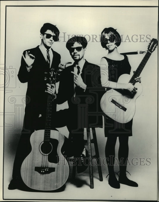1984 Press Photo The Washington Squares, neo-beatnik folk revival music group - Historic Images