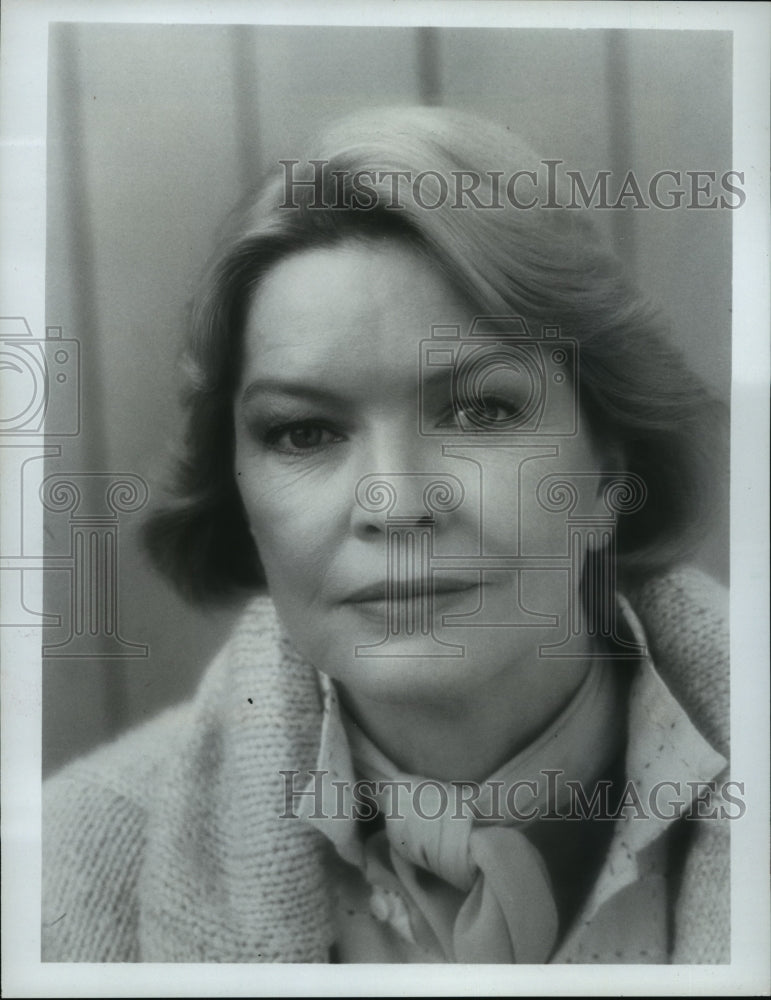 1985 Press Photo Academy Award winner Ellen Burstyn in &quot;Surviving&quot; - mjp01907 - Historic Images