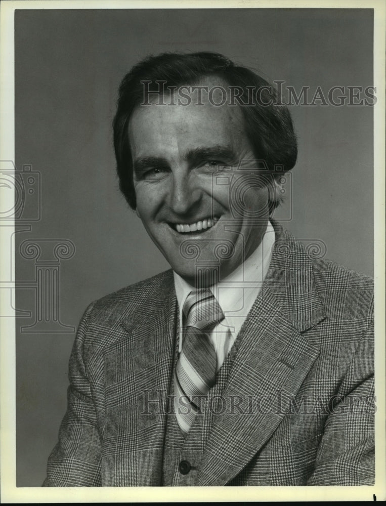 1980 Press Photo John Barbour of Real People and Producer of Speak Up America - Historic Images