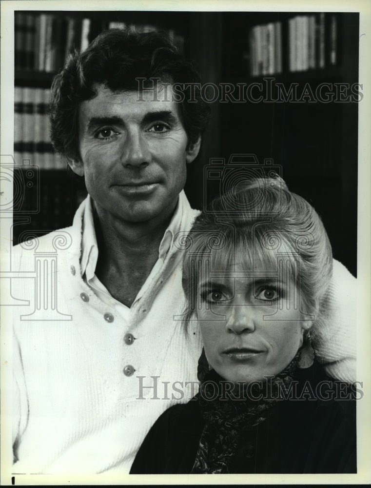 1985 Press Photo David & Meridith Baxter-Birney in Have You Seen This Person? - Historic Images