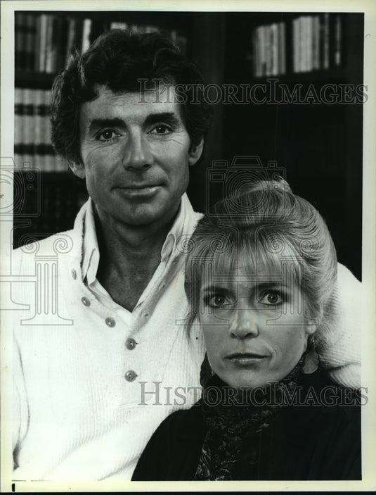 1985 Press Photo David & Meridith Baxter-Birney in Have You Seen This Person? - Historic Images